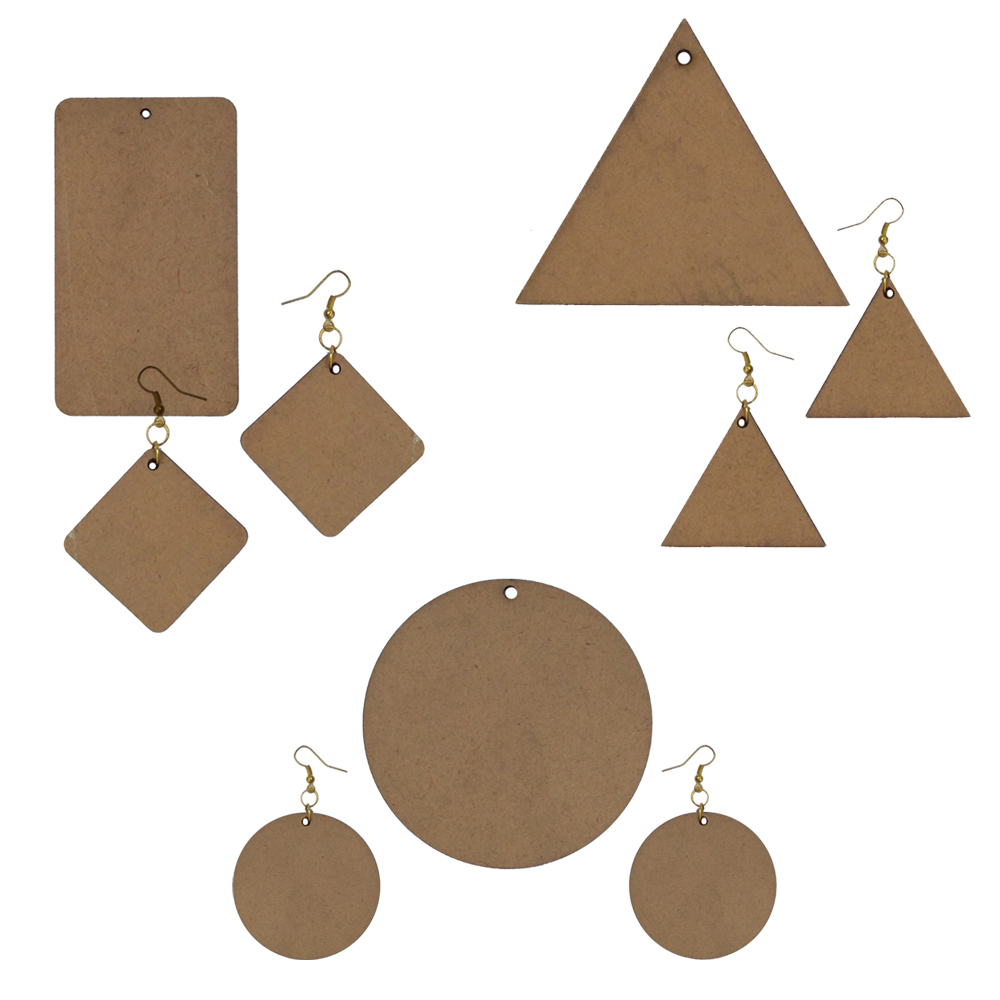 Set of 25 of Round, Rectangle and Triangle Jewellery